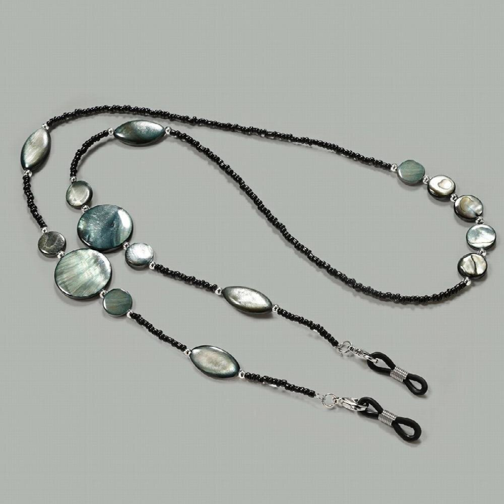 Vintage Earth Beads Glasses Chain Sunglasses Chains Link Beaded Lanyard Mask Chain Cord Holder Rope Holder Eyewear Accessories