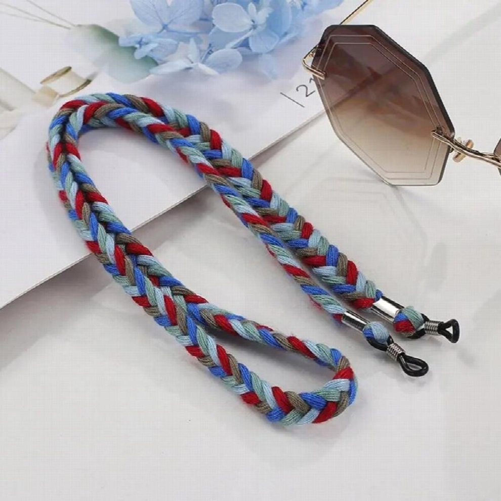1PC Retro Braided Sunglasses Lanyard Strap Thick Eyeglass Glasses Chain Cord Holder Spectacles Reading Glasses Ropes For Men
