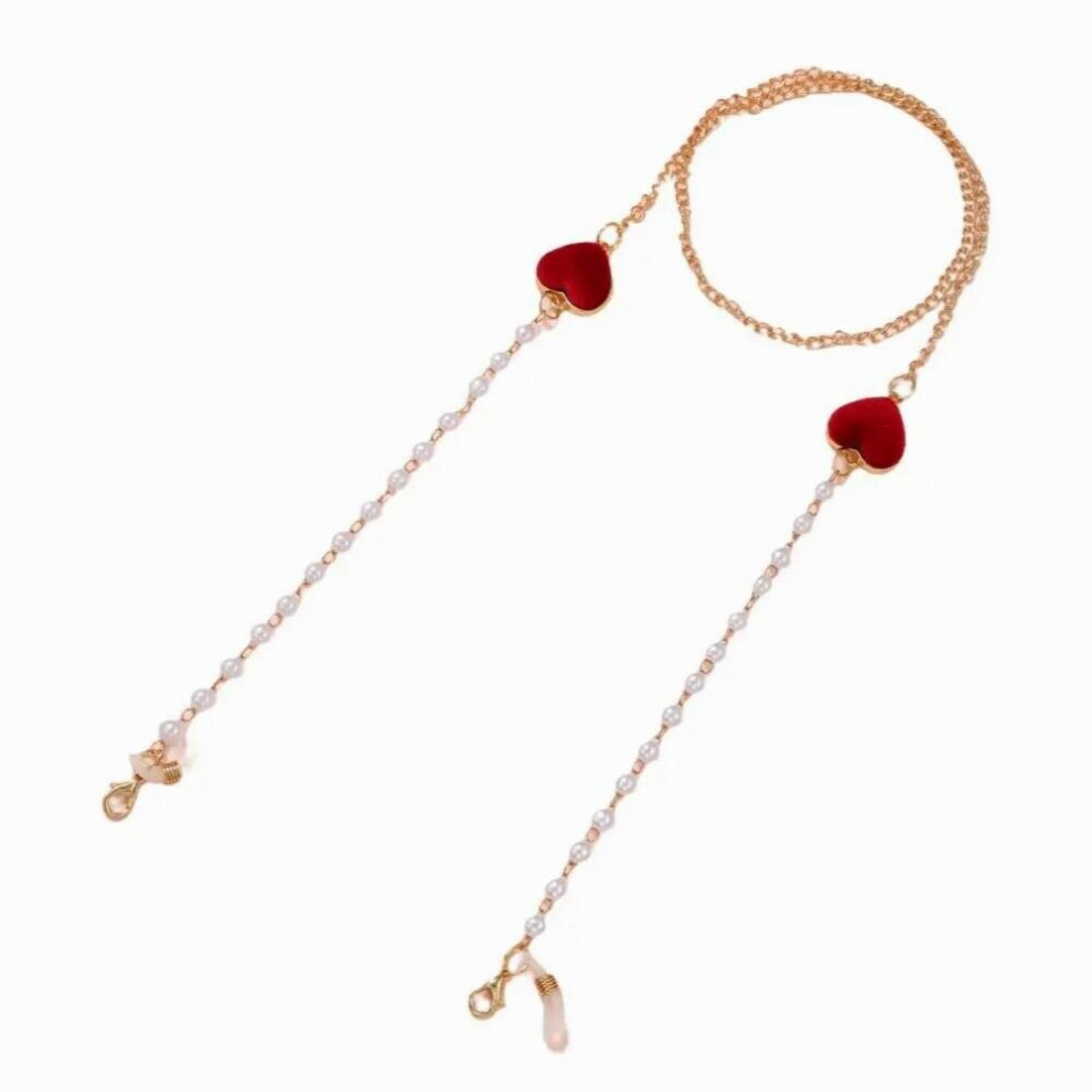 Glasses Chain Noble Women Love Heart Glasses Chain Eyewear Lanyard Installation Sunglasses Chain