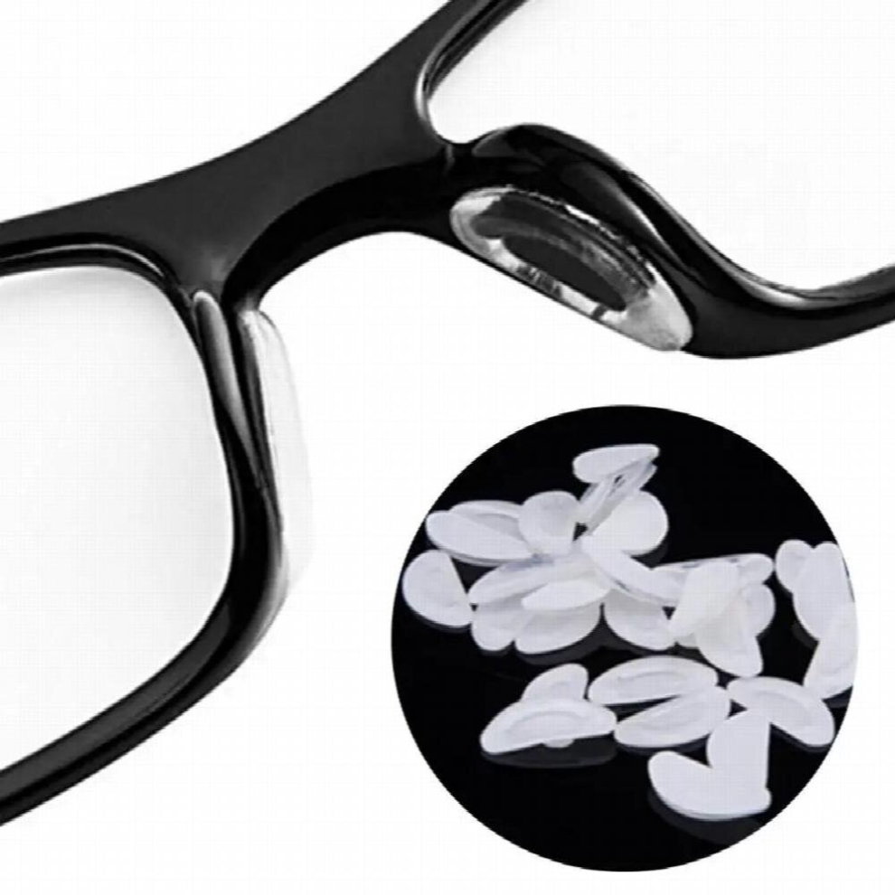White 5Pairs/Lot Glasses Nose Pads Adhesive Silicone Nose Pads Non-Slip Thin Nosepads For Glasses Eyeglasses Sunglasses