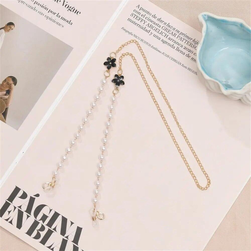 Multicoloured Rope Flower Neck Strap Sunglasses Chain Lanyard Cords Glasses Chain Mask Chain