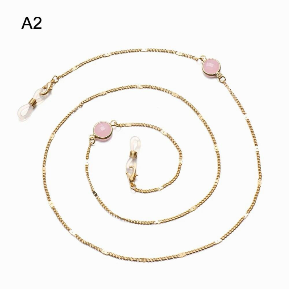 Sun Glasses Chain Beaded Glasses Chain For Women Summer Daisy Flower Beads Hangs Mask Strap Necklace Sunglasses Lanyard