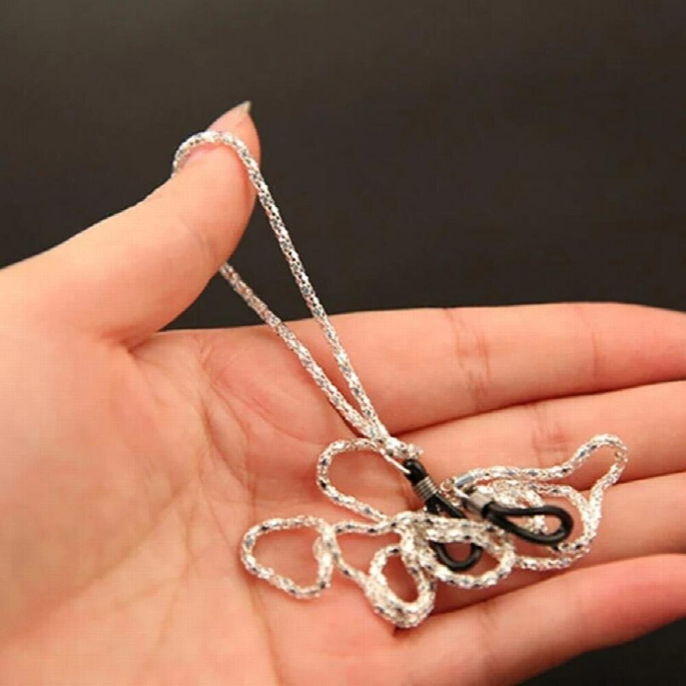 Women Sunglasse Link Chain Solid Necklace Eyeglasses Reading Glasses Chain Cord Holder Anti-skid Glasses Chains