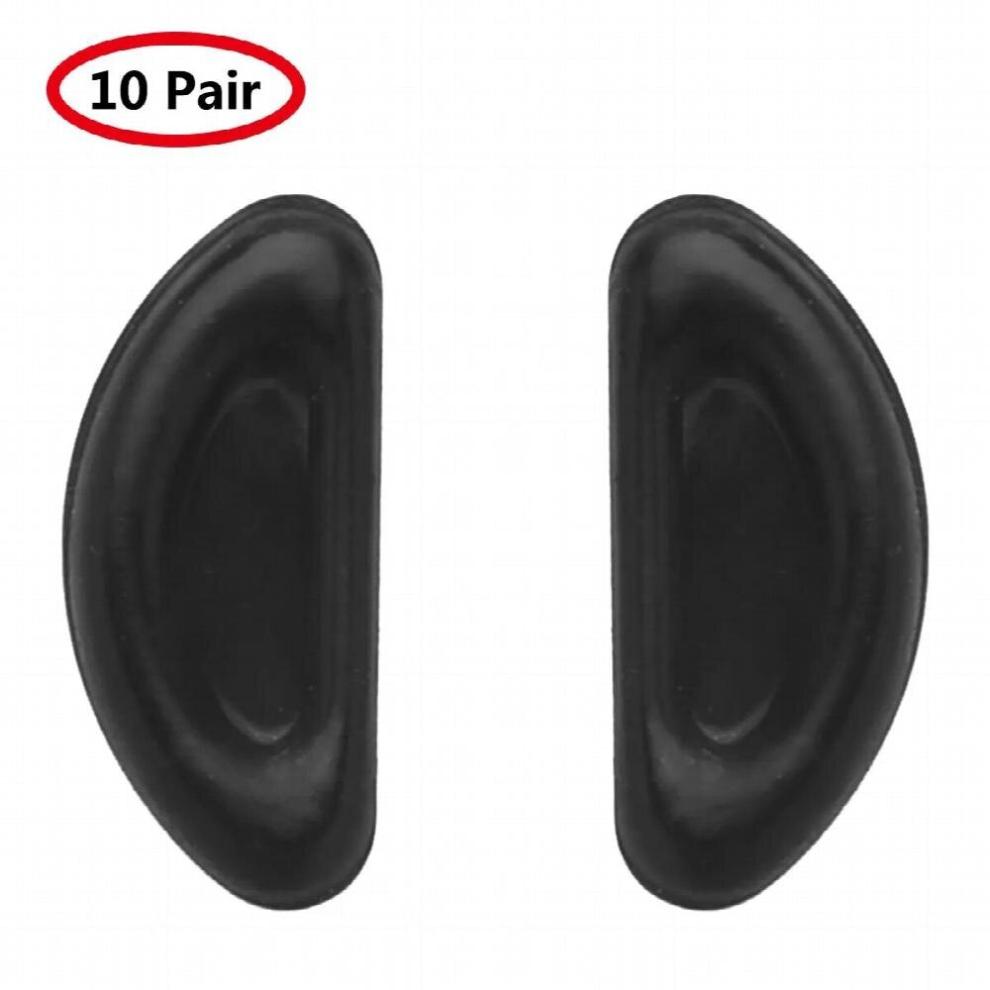 10 Pair Eyeglasses Nose Pads Anti-Slip Soft Hypo-Allergenic Silicone Adhesive Sticky Nose Pads for Glasses Eyeglasses Sunglasses