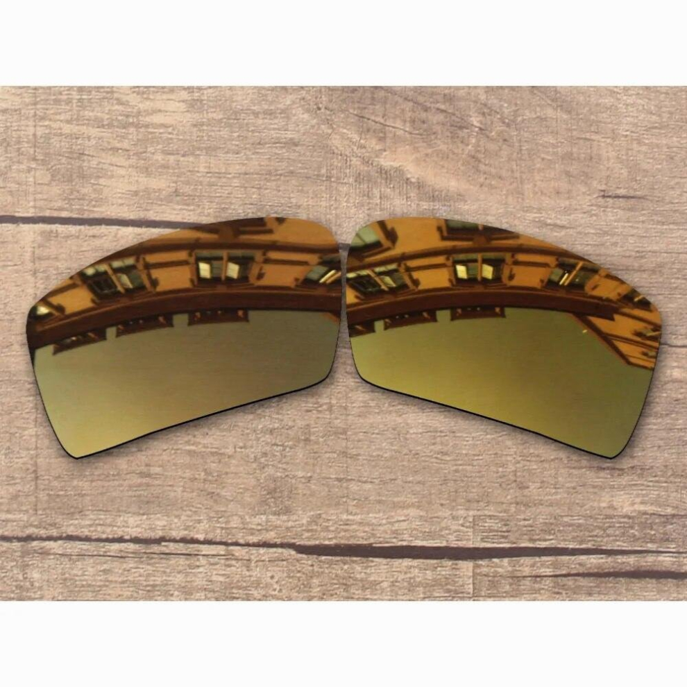 Bronze Mirror Polarized Replacement Lenses for-Oakley Eyepatch 2 Frame