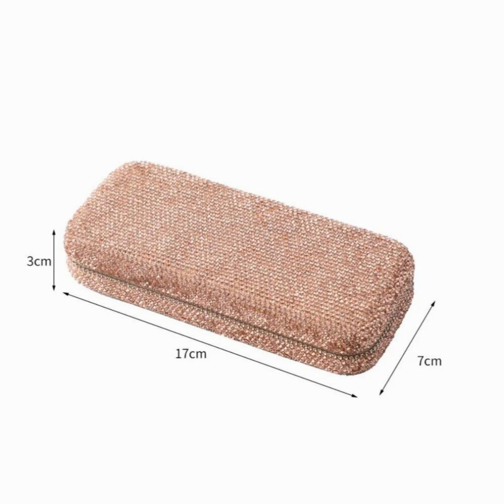 Large Crystal Storage Protective Eyeglass Case Sunglasses Hard Shell Car Glasses Case