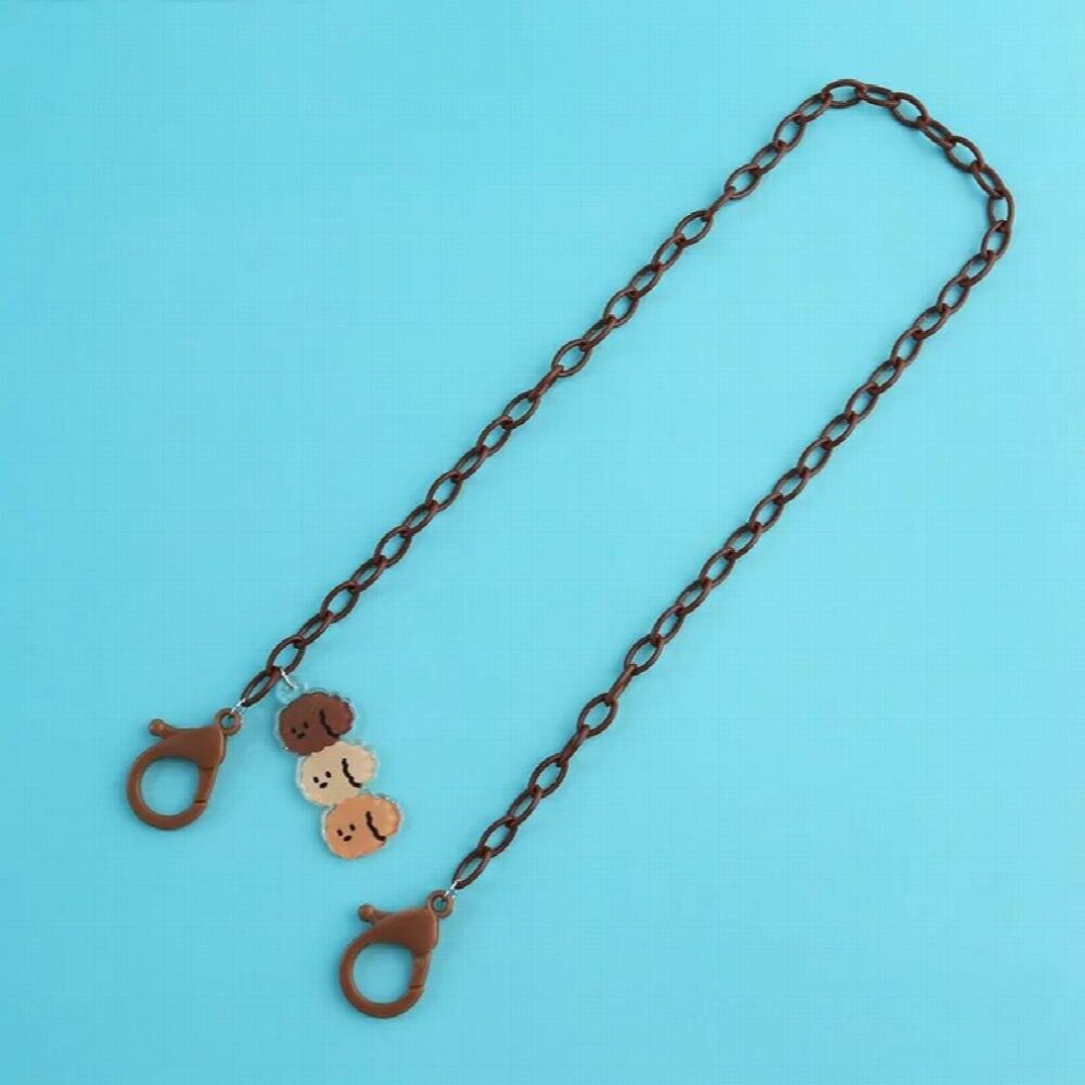 Glasses Chains For Children Acrylic Anti-lost Mask Lanyard Holder Funny Cartoon Bear Charm Sunglasses Chain Strap Jewelry Gift