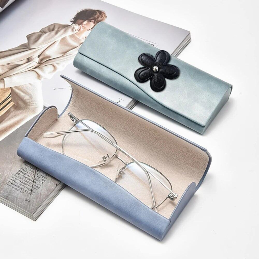 Women PU Leather Glasses Case Sunglasses Frame glasses Case Ladies Reading Glasses Box Eyewear Spectacle Holder Case