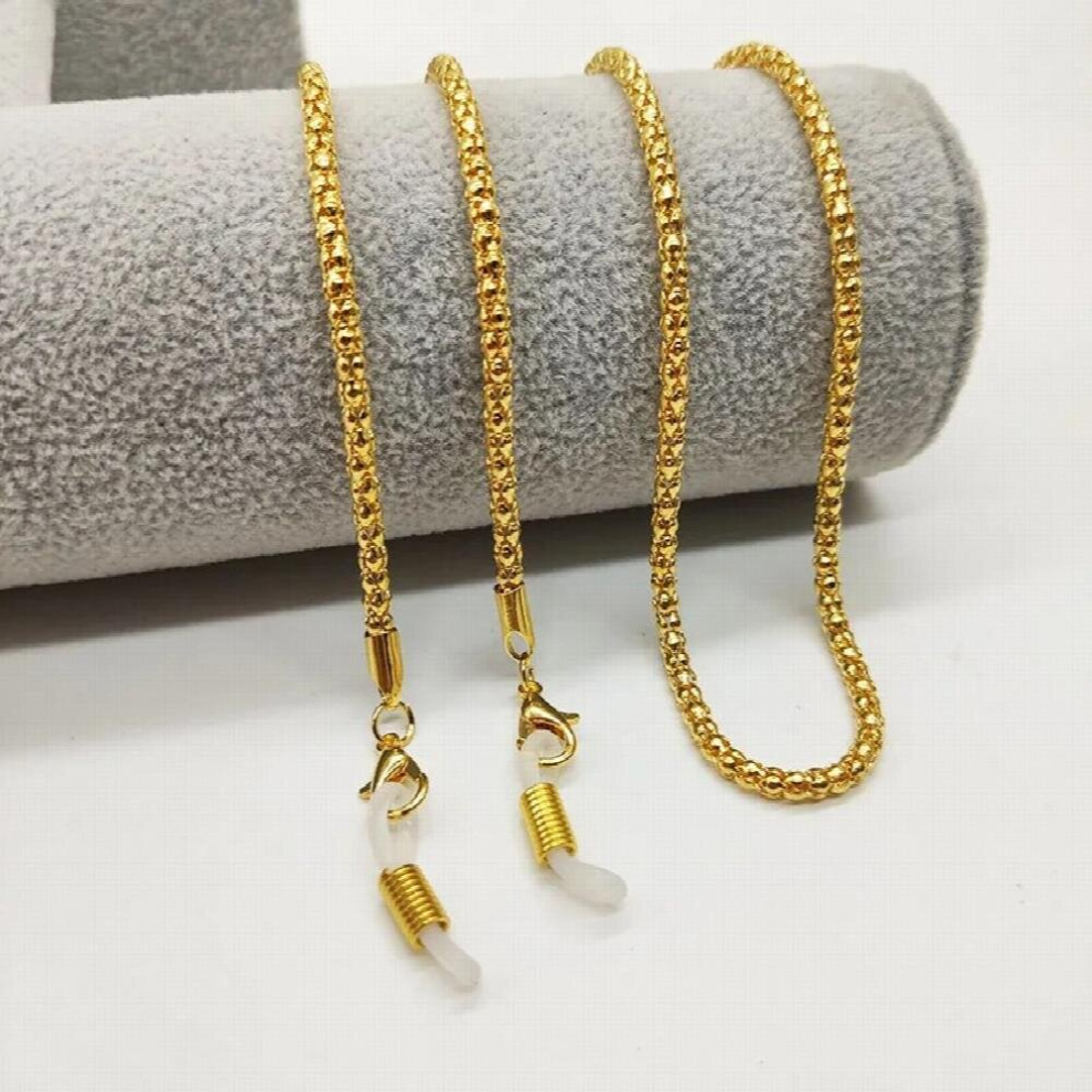 Multicoloured 3 Metal Eyeglass Chain Sunglasses Chain Sunglass Holder Eyewear Retainer Strap Lanyard Necklace Accessory
