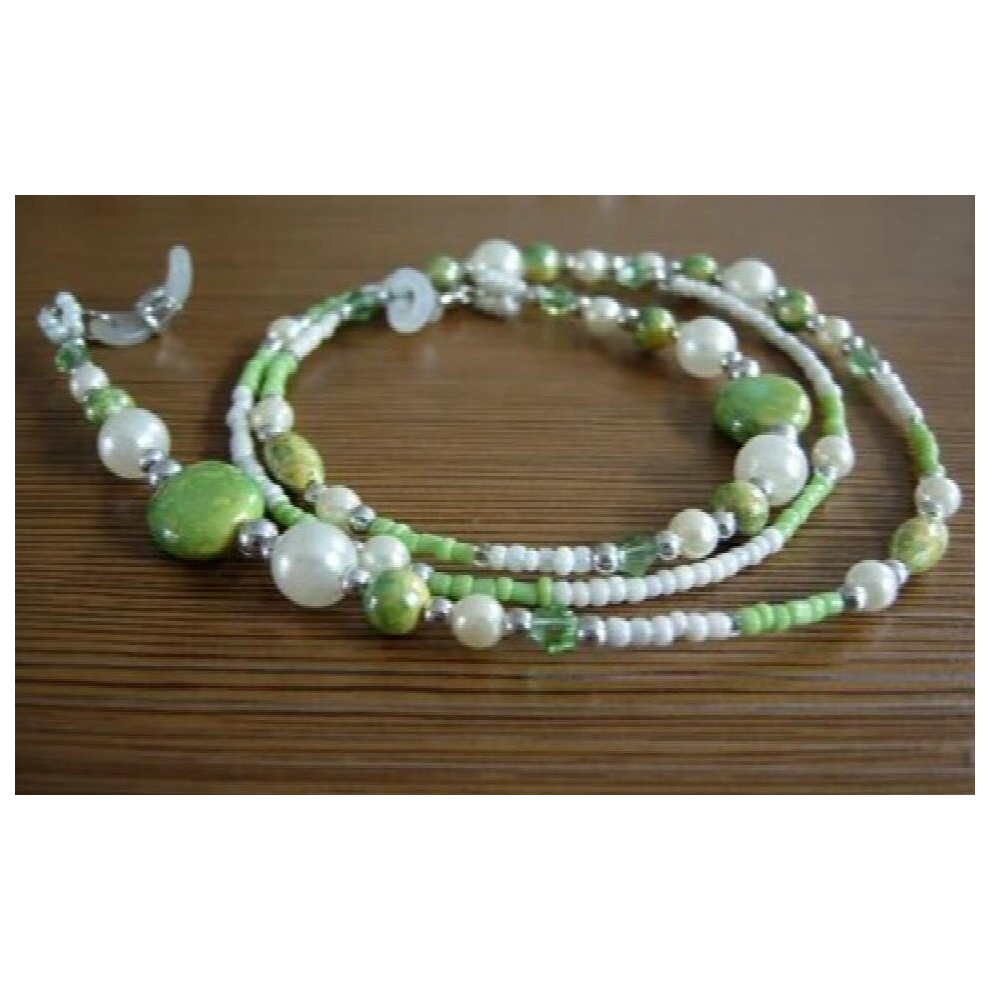 Multicoloured Eyeglass Vibrant Colored Bead Chain Retainer Sunglass Holder Lanyard Chain