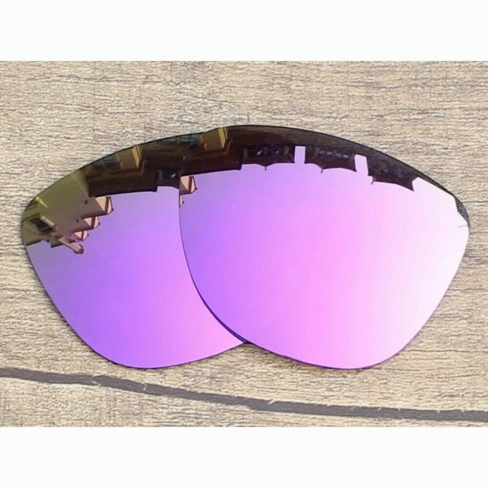 Violet Mirror Polarized Replacement Lenses for-Oakley Frogskins Frame