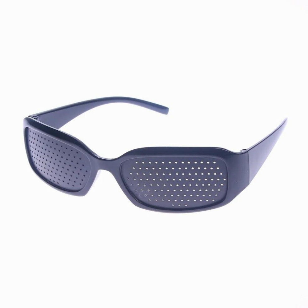 Eye Training Pinhole Glasses Unisex Outdoor Square Exercise Sunglasses Improve Eyesight Anti-fatigue Vision Care Eyeglasses