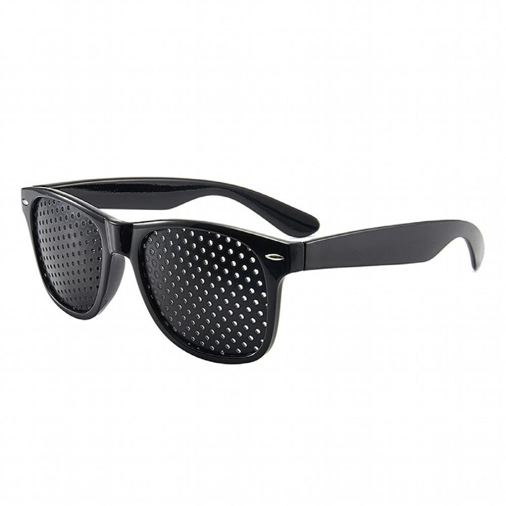 Multicoloured Anti-Myopia Astigmatism Glasses With Holes Vision Correction Fatigue Pin Hole Glasses For Men Women Eyesight Improvement Natural