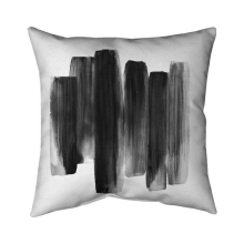 26 x 26 in. Black Shapes-Double Sided Print Indoor Pillow
