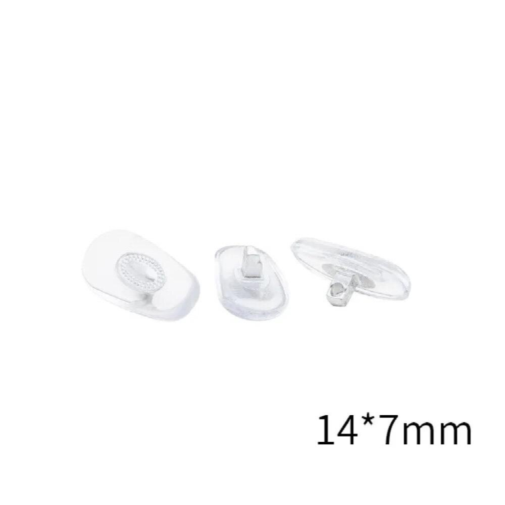 Multicoloured 100Pairs Universal Nose Pads Care Silicone Eyeglass Sunglass Glasses Health Care Anti-Slip Tools Eyewear