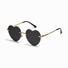 Gradient Heart-shaped Kids Sunglasses Children Cartoon Bear Sun Glasses Frame Girls Boys Baby UV400 Eyewear