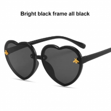 Cartoon Dinosaur Sunglasses Childrens Heart-shaped Little Bee Sun Glasses Boys Girls Party Eyeglass Sunscreen Eyewear Gift