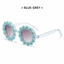Sun Flower Kids Sunglasses UV400 Boy Girls Toddler Lovely Baby Glasses Round Children Outdoor Travel Hiking Party Eyewear