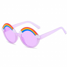 Rainbow Kids Sunglasses Eyeglasses Uv Protection Outdoor Sun Protection Shades Goggles Ultraviolet-proof Baby Sunglasses