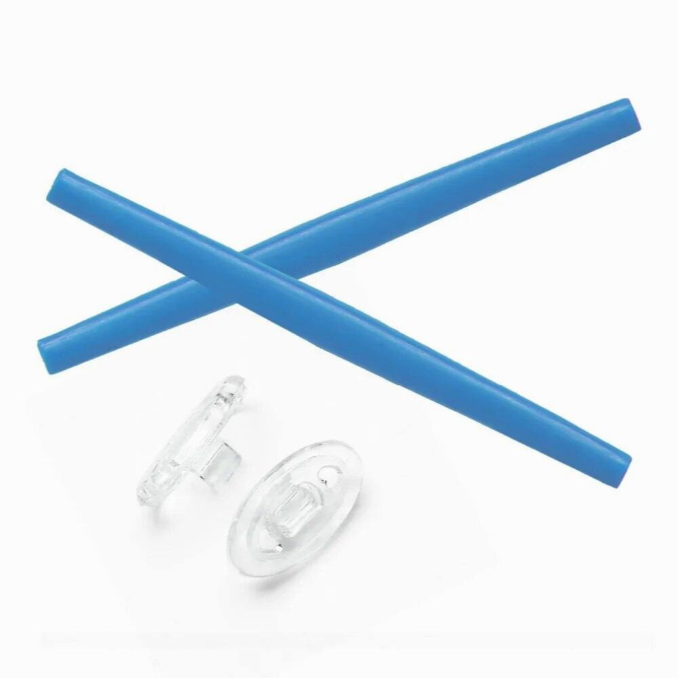 Multicoloured Rubber Kit Replacement Sky Earsocks & Clear Nose Pads For Whisker Sunglasses Frame