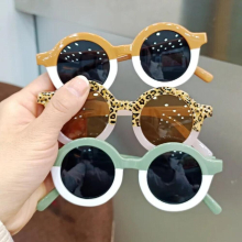 Children Sunglasses Round Circle for Girl Boy Baby Kids Infant Shades Goggles Outdoor Anti-glare UV400 Sunglasses