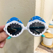 ChildrenS Sunglasses Outdoor Travel Riding Beach Kids Sun Protection UV Protection Glasses Cartoon Small Shark Shape