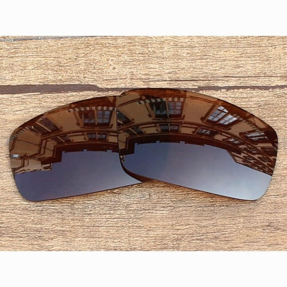 Bronze Brown Polycarbonate Replacement Lenses for-Oakley Canteen 2006 Frame