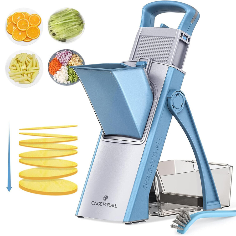 Vertical Slicer Food Cutter Fruit Vegetable Chopper Grater Peeler Tool