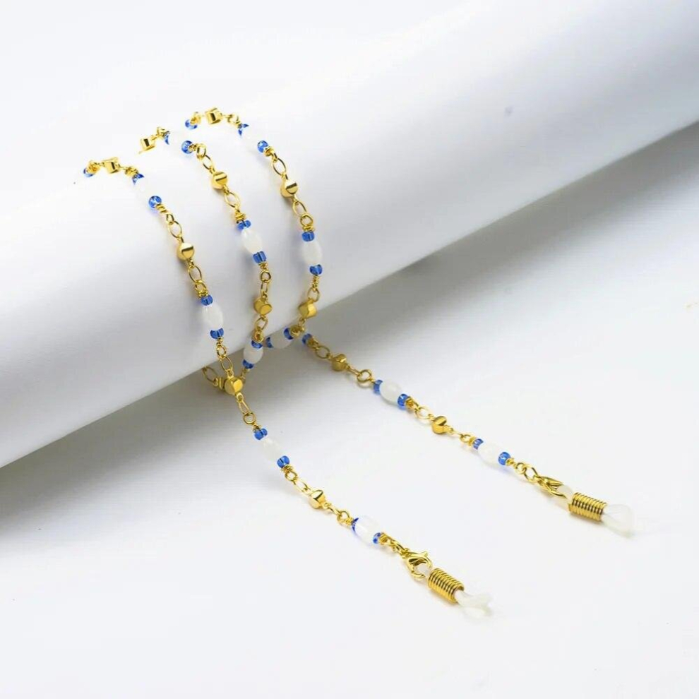 1pc/10pcs/lot Metal Eyeglass Chains Crystal Beads Sunglasses Neck Cord Holder Eyeglass chains retail