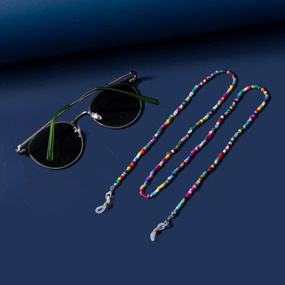 Reading Glasses Chain Retro Beads Eyeglass Sunglasses Spectacle Cord Neck Strap String Mask Chain Eye wear