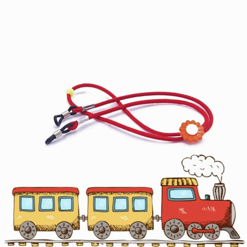 2pieces Children Elastic Glasses Chains Boy Girl Elastic Rope Eyeglasses Chain Boy Girl Sunglasses Cord Lanyard