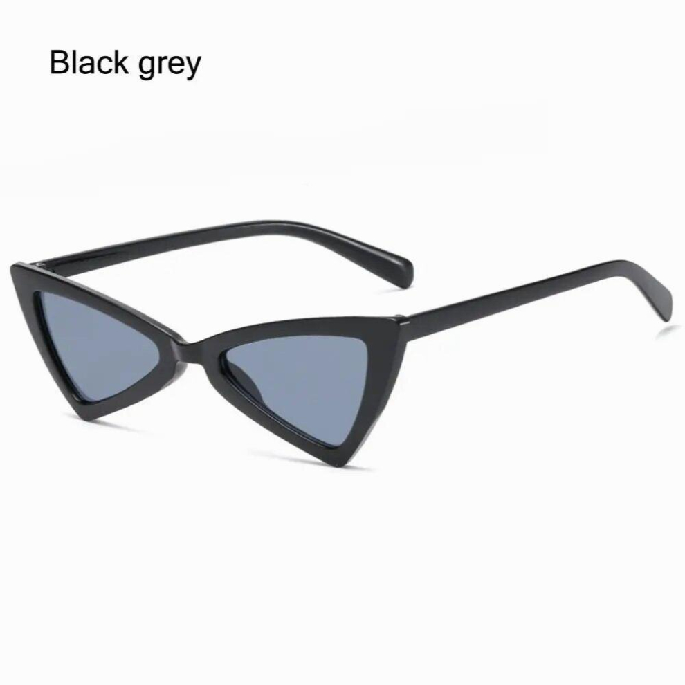 Vintage Narrow Tinted Small Sunglasses Cat Eye Sunglasses Sunglasses for Women Inverted Triangle Glasses-image-OPC-PCRHMQR-NEW