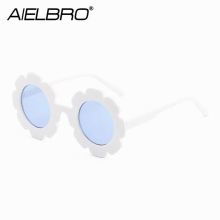 Flower Round Children Sunglasses Boys Girls Vintage Sun Glasses UV400 Protection Lightweight Children Eyewear
