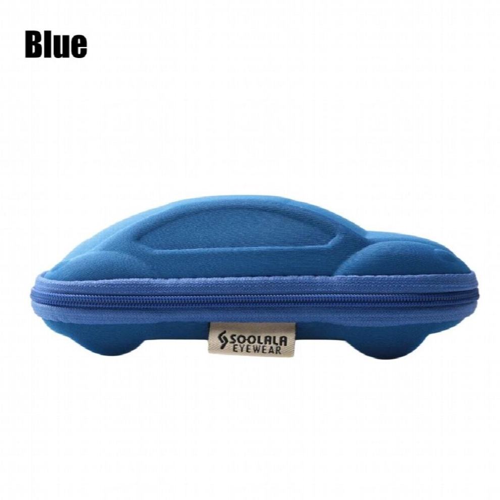 Cartoon Children Car Shaped Glasses Case Kids Zipper Sunglasses Box Portable Kids Glasses Case Protection
