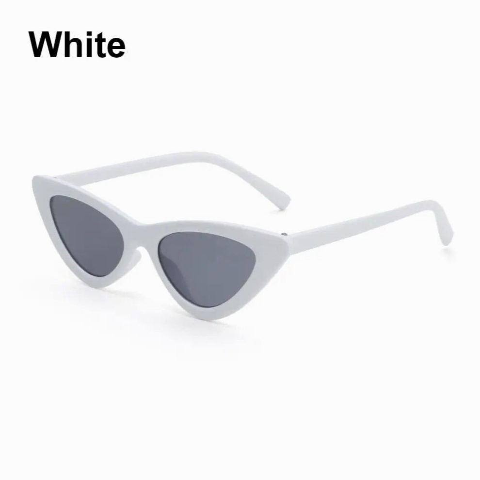 Kids Adult Cat Eye Sunglasses Bulk Women Retro Narrow Frame Sunglasses for Boys Girls 3-9 Years Toddler Sunglasses-image-OPC-PCRHN9H-NEW