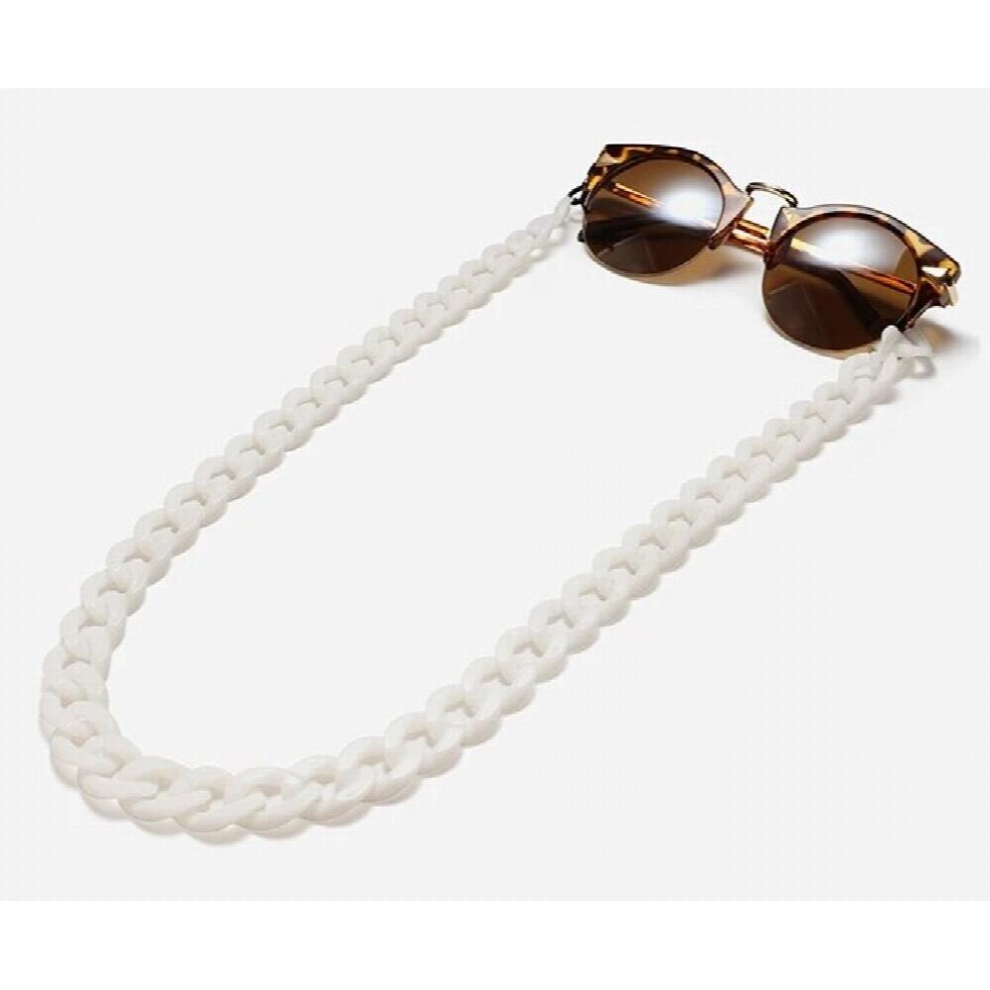 Flatfoosie Leopard Acrylic Sunglasses Chain Women Reading Glasses Hanging Neck Chain Largand Glasses Chain Eyeglasses Strap
