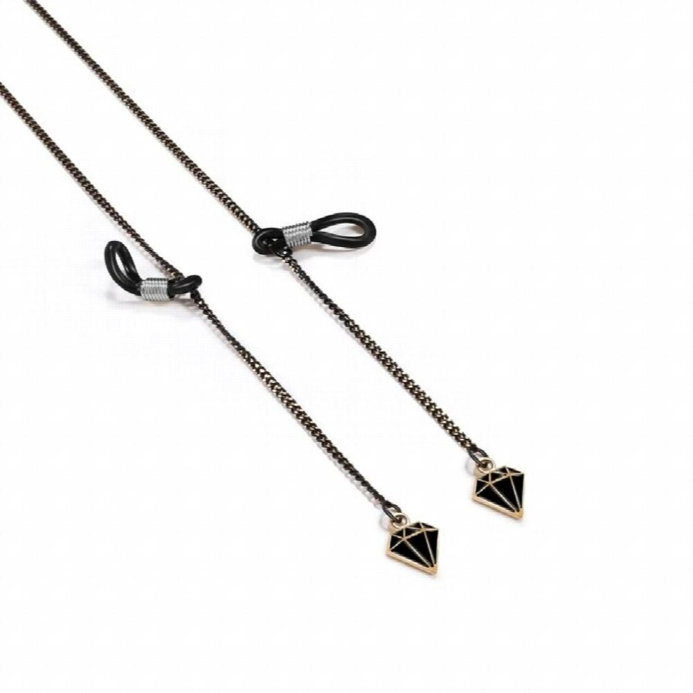 Moon Cross Pendant Glasses Chain Lanyard Retro Crown Triangle Chain For Glasses Women Sunglasses Accessories
