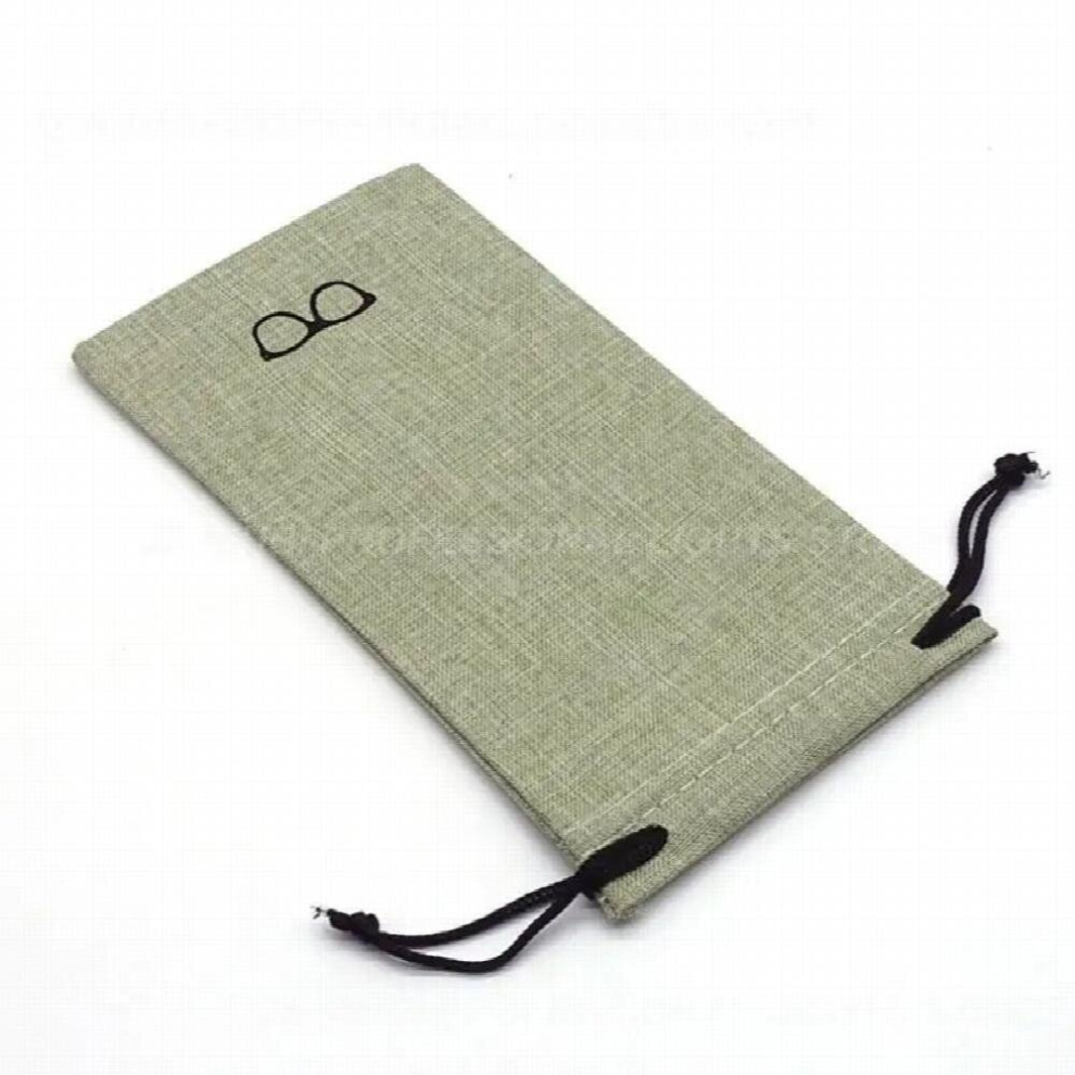 Colorful Sunglasses Bag Drawstring Portable Eyewear Container Glasses Bag Dust Proof Microfiber 1pc Eyewear Pouch Soft