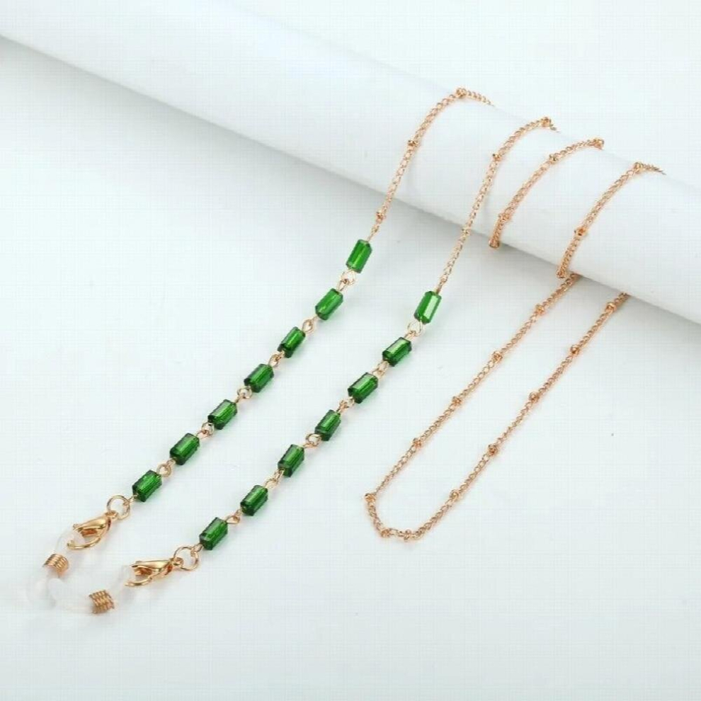 Womens Glasses Chain Crystal Sunglasses Lanyard Bohemian Mask Strap Holder Neck Cord Eyewear Chain Jewelry Gift