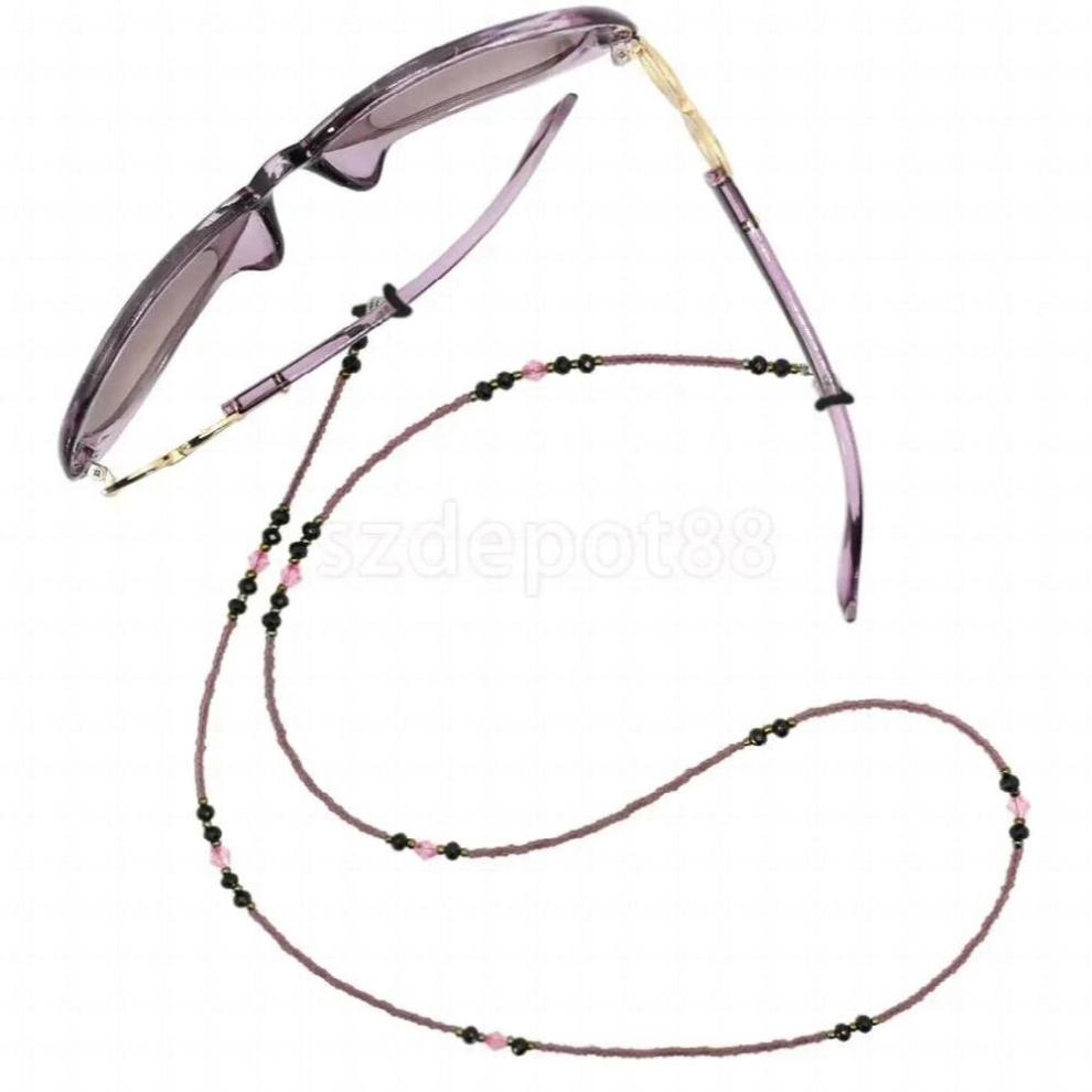 Multicoloured Beads Eyeglasses Lanyard Neck Cord Sunglasses Reading Glasses Eyewear Spectacles Chain Holder