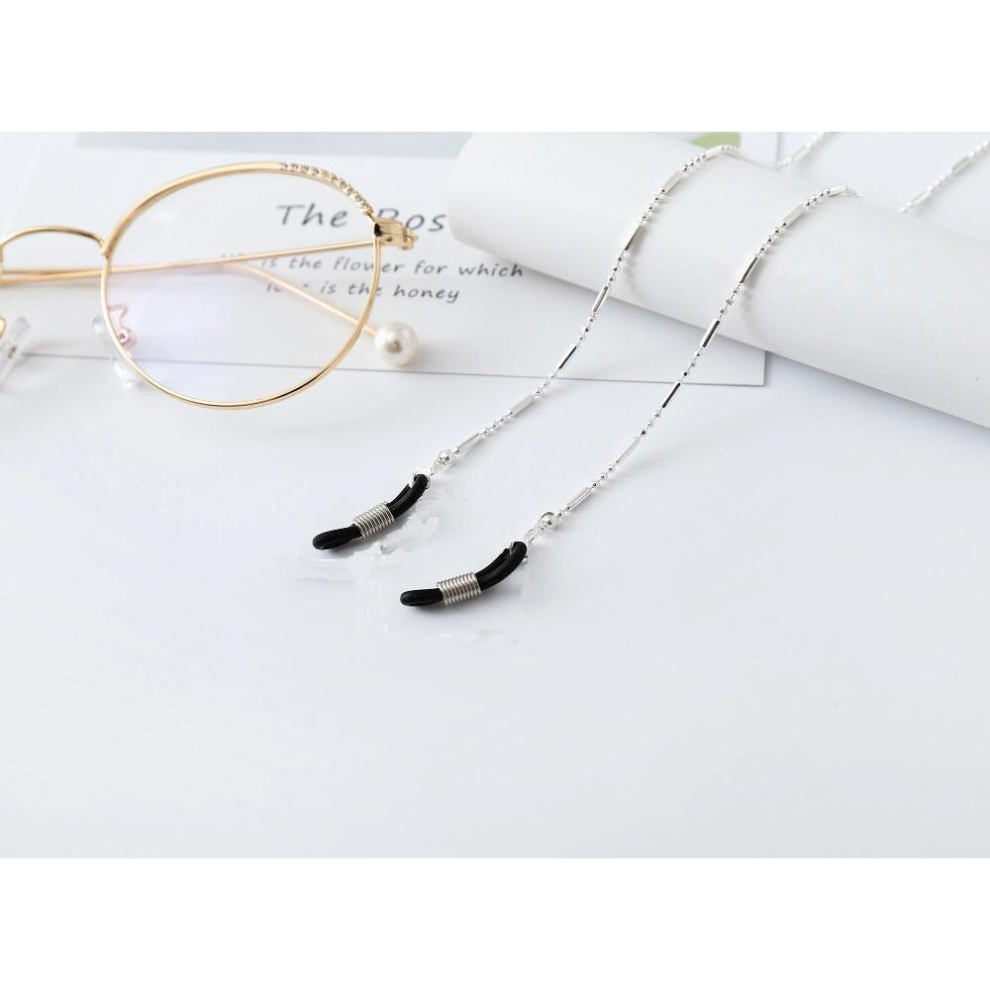 Woman Sunglasses Chain Cylinder Bead Chain Anti-Falling Glasses Eyeglasses Cord Necklace