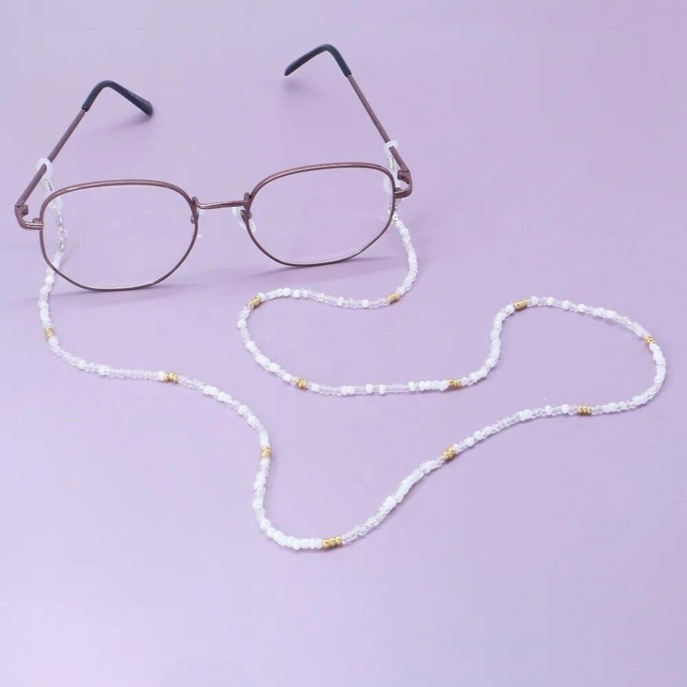 Metal Sunglasses Mask Chains Lanyard For Women Men Bead Eyeglasses Chains Glass Jewelry