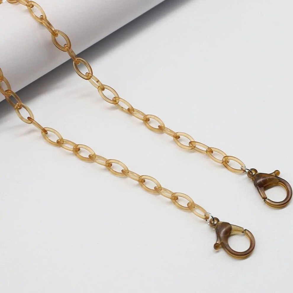 Acrylic Mask Chain Candy Neck Strap Rope Holder Non-slip Eyeglass Cord Lanyard Anti Lost Sunglasses Chain Accessories