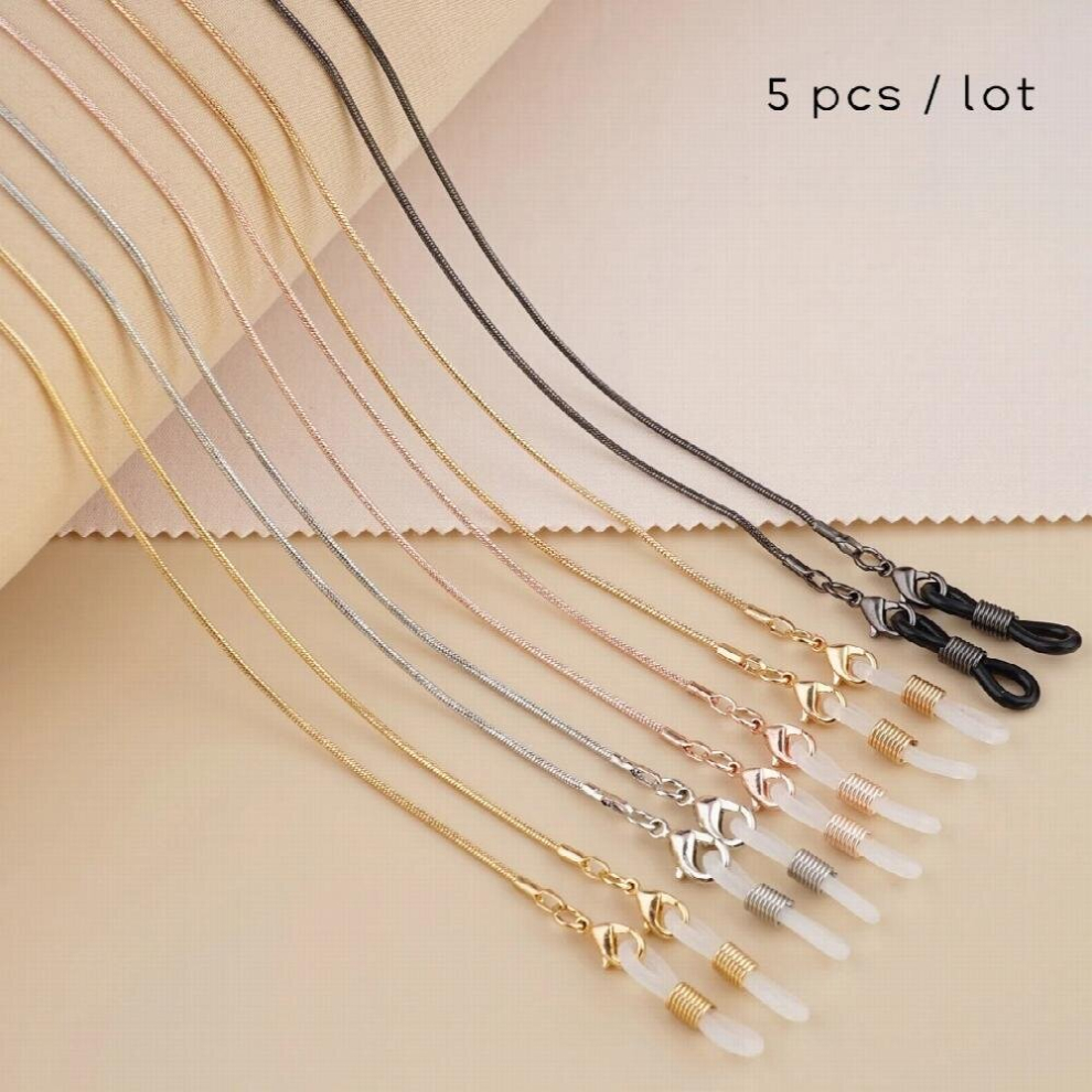 Reading Glasses Snake Bone Chain for Women Metal Sunglasses Cords Silver Lanyard Rope Eyewear Accessory Chains