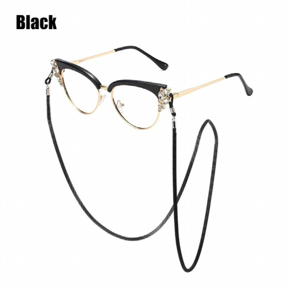 Metal Sunglasses Chain Women Neck Chains Lanyard Cord Holder Neck Strap Rope Silver Red Chain for Glasses