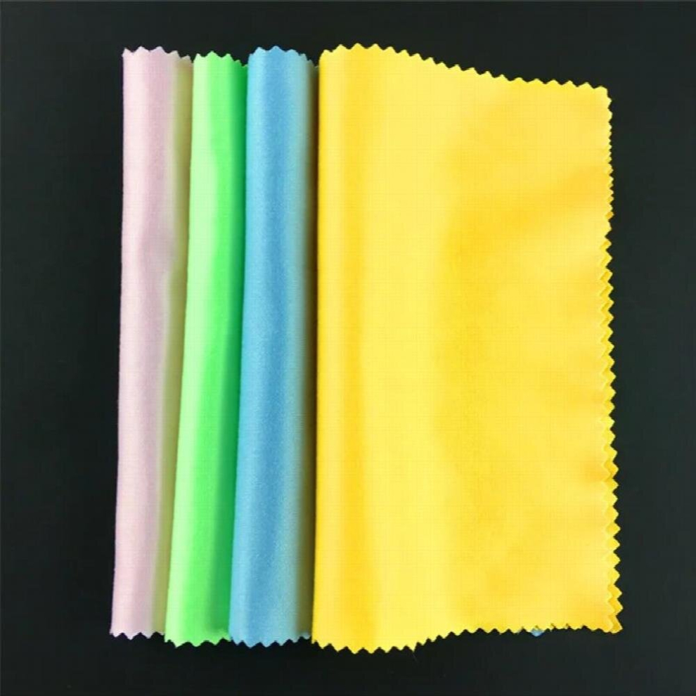 Multicoloured 100Pcs Cleaner Clean Glasses Lens Cloth Wipes For Sunglasses Microfiber Eyeglass Cleaning Cloth For Camera Computer