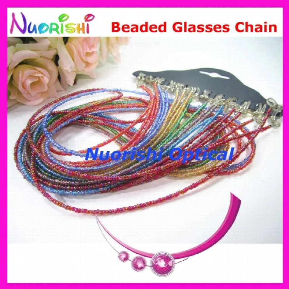 Multicoloured Beaded Sunglasses Eyeglass Glasses Eyewear Chain Cord String Lanyard L800
