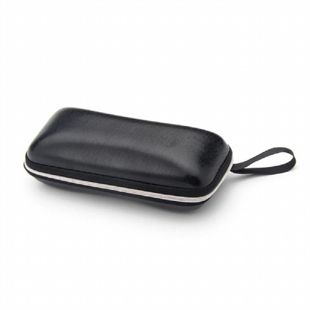 1PC Protable Leather Glasses Case Protector Travel Pack Eyewear Sunglasses Hard Cover Women Men Glasses Box With Lanyard Zipper