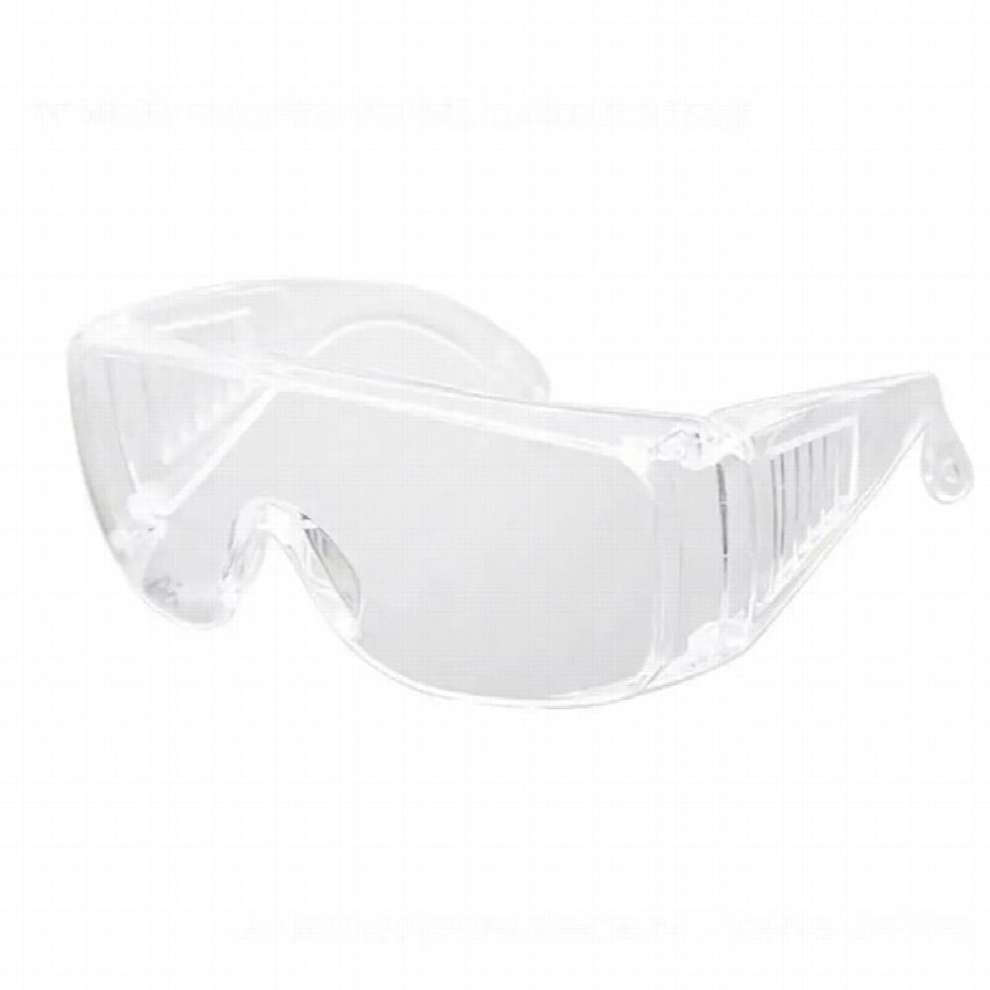 Clear Lens Safety Glasses Wind-Proof Anti-Splash Car Supplies Work Lab Eyewear Eye Protection Dust-Proof Goggles Safety Goggle 885672194932