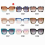 Computer Square Fram Gaming Eyewear Goggles Oversized Sunglasses Anti Light Glasses 7